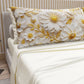 Draps en Coton, Parure de Lit avec Taies d'Oreiller à Imprimé Floral Numérique 05-13