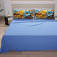 Lenzuola in Cotone, Completo Letto con Federe in Stampa Digitale Floreale 05-16