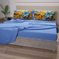 Lenzuola in Cotone, Completo Letto con Federe in Stampa Digitale Floreale 05-16
