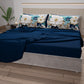 Lenzuola in Cotone, Completo Letto con Federe in Stampa Digitale Floreale 05-19