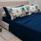 Lenzuola in Cotone, Completo Letto con Federe in Stampa Digitale Floreale 05-19