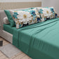 Lenzuola in Cotone, Completo Letto con Federe in Stampa Digitale Floreale 05-19