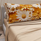 Draps en coton, Parure de lit avec taies d'oreiller en impression numérique florale 05-2