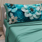 Lenzuola in Cotone, Completo Letto con Federe in Stampa Digitale Floreale 05-21
