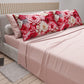 Lenzuola in Cotone, Completo Letto con Federe in Stampa Digitale Floreale 05-3
