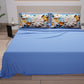 Lenzuola in Cotone, Completo Letto con Federe in Stampa Digitale Floreale 05-5