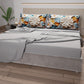 Lenzuola in Cotone, Completo Letto con Federe in Stampa Digitale Floreale 05-5