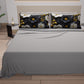 Lenzuola in Cotone, Completo Letto con Federe in Stampa Digitale Floreale 05-6