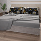 Lenzuola in Cotone, Completo Letto con Federe in Stampa Digitale Floreale 05-6