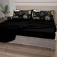Draps en coton, Parure de lit avec taies d'oreiller en impression numérique florale 05-6