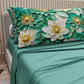 Lenzuola in Cotone, Completo Letto con Federe in Stampa Digitale Floreale 05-7