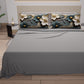 Lenzuola in Cotone, Completo Letto con Federe in Stampa Digitale Floreale 05-8