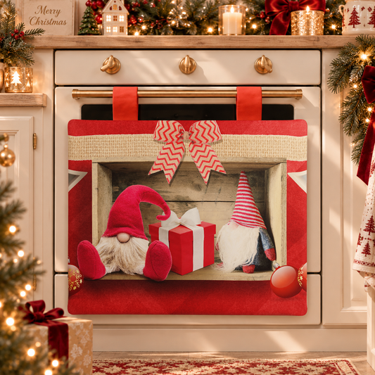 Christmas Oven Cover for Kitchen in Elf Digital Print 1pc 40x50cm