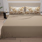 Draps en Coton, Parure de Lit avec Taies d'Oreiller en Impression Numérique Florale 06-13