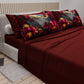 Lenzuola in Cotone, Completo Letto con Federe in Stampa Digitale Floreale 06-16