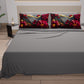 Lenzuola in Cotone, Completo Letto con Federe in Stampa Digitale Floreale 06-16