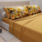 Lenzuola in Cotone, Completo Letto con Federe in Stampa Digitale Floreale 06-17