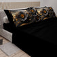 Draps en Coton, Parure de Lit avec Taies d'Oreiller en Impression Digitale Florale 06-22