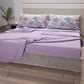 Lenzuola in Cotone, Completo Letto con Federe in Stampa Digitale Floreale 06-4