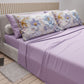 Lenzuola in Cotone, Completo Letto con Federe in Stampa Digitale Floreale 06-4