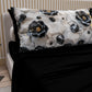 Draps en Coton, Parure de Lit avec Taies d'Oreiller en Impression Numérique Florale 06-7