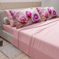 Lenzuola in Cotone, Completo Letto con Federe in Stampa Digitale Floreale 06-8