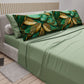 Draps en coton, parure de lit avec taies d'oreiller en impression numérique Tropical 06-1