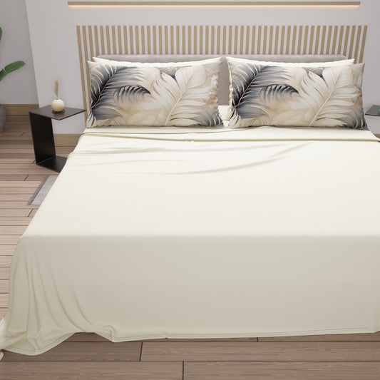 Lenzuola in Cotone, Completo Letto con Federe in Stampa Digitale Tropical 06-10