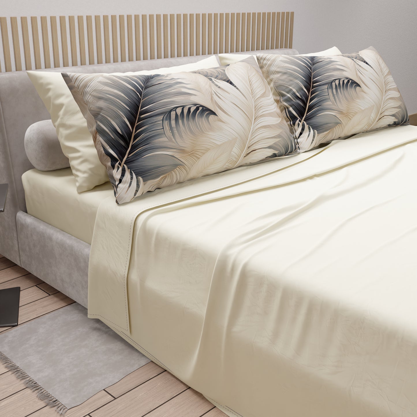 Lenzuola in Cotone, Completo Letto con Federe in Stampa Digitale Tropical 06-10