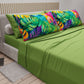 Lenzuola in Cotone, Completo Letto con Federe in Stampa Digitale Tropical 06-2