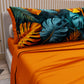 Draps en coton, parure de lit avec taies d'oreiller en impression numérique Tropical 06-3