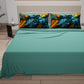 Lenzuola in Cotone, Completo Letto con Federe in Stampa Digitale Tropical 06-3