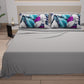 Lenzuola in Cotone, Completo Letto con Federe in Stampa Digitale Tropical 06-6