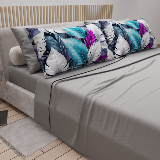 Lenzuola in Cotone, Completo Letto con Federe in Stampa Digitale Tropical 06-6