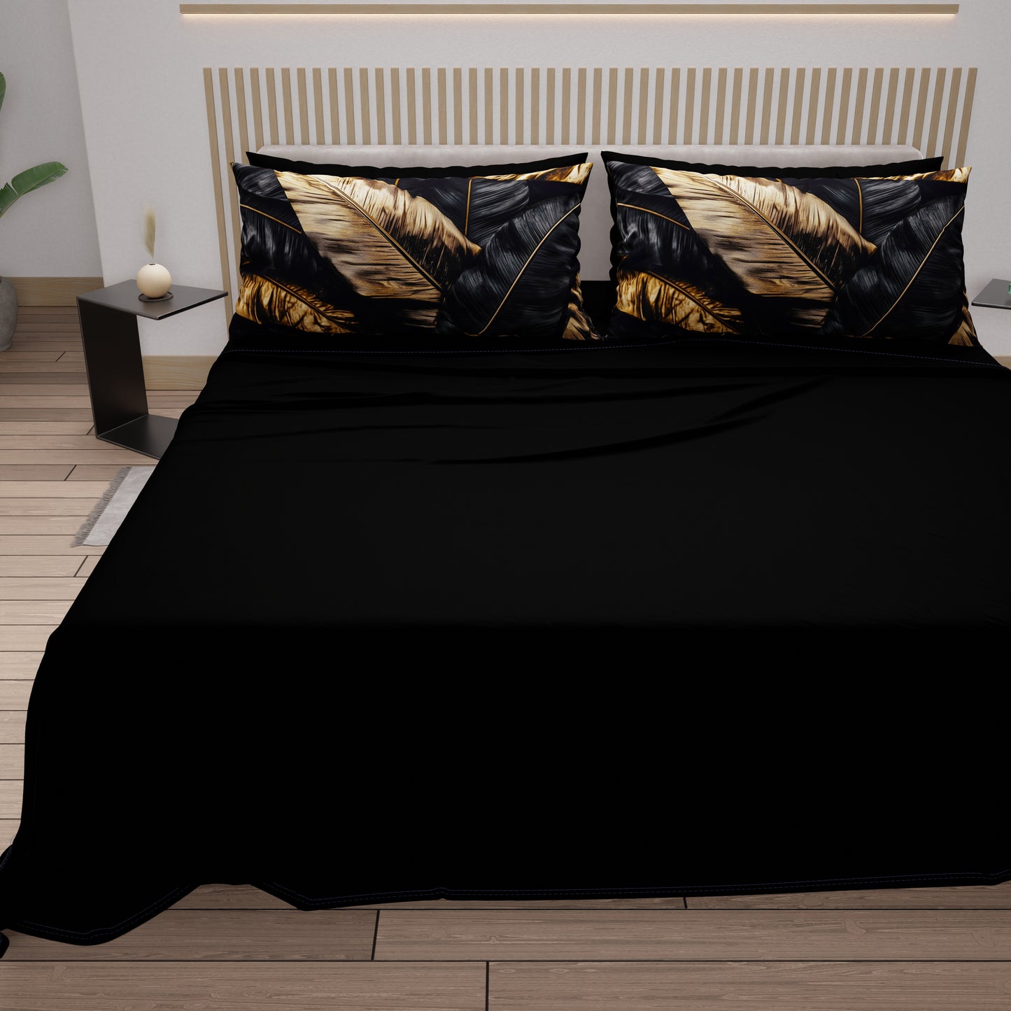 Lenzuola in Cotone, Completo Letto con Federe in Stampa Digitale Tropical 06-7