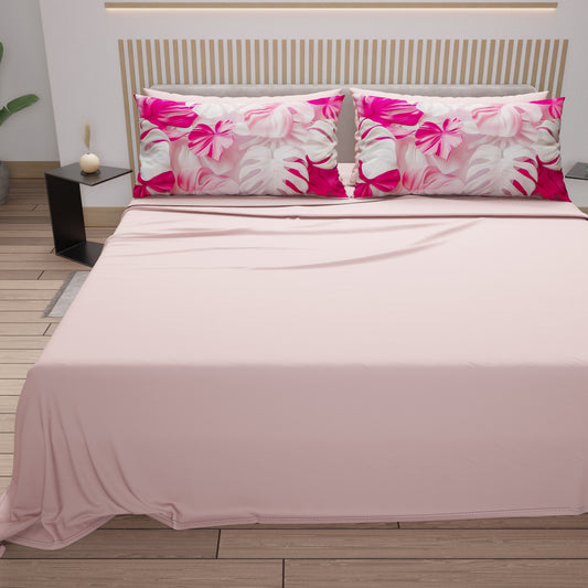 Lenzuola in Cotone, Completo Letto con Federe in Stampa Digitale Tropical 06-9