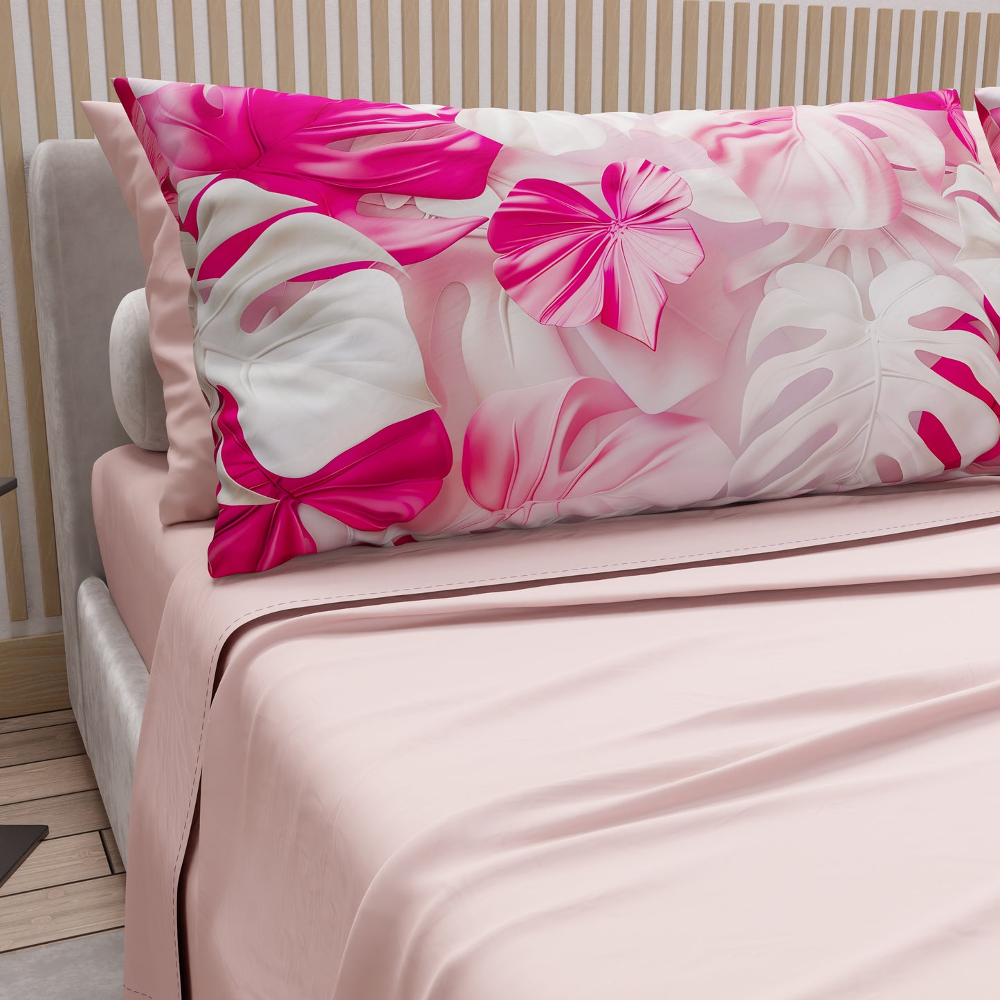 Lenzuola in Cotone, Completo Letto con Federe in Stampa Digitale Tropical 06-9