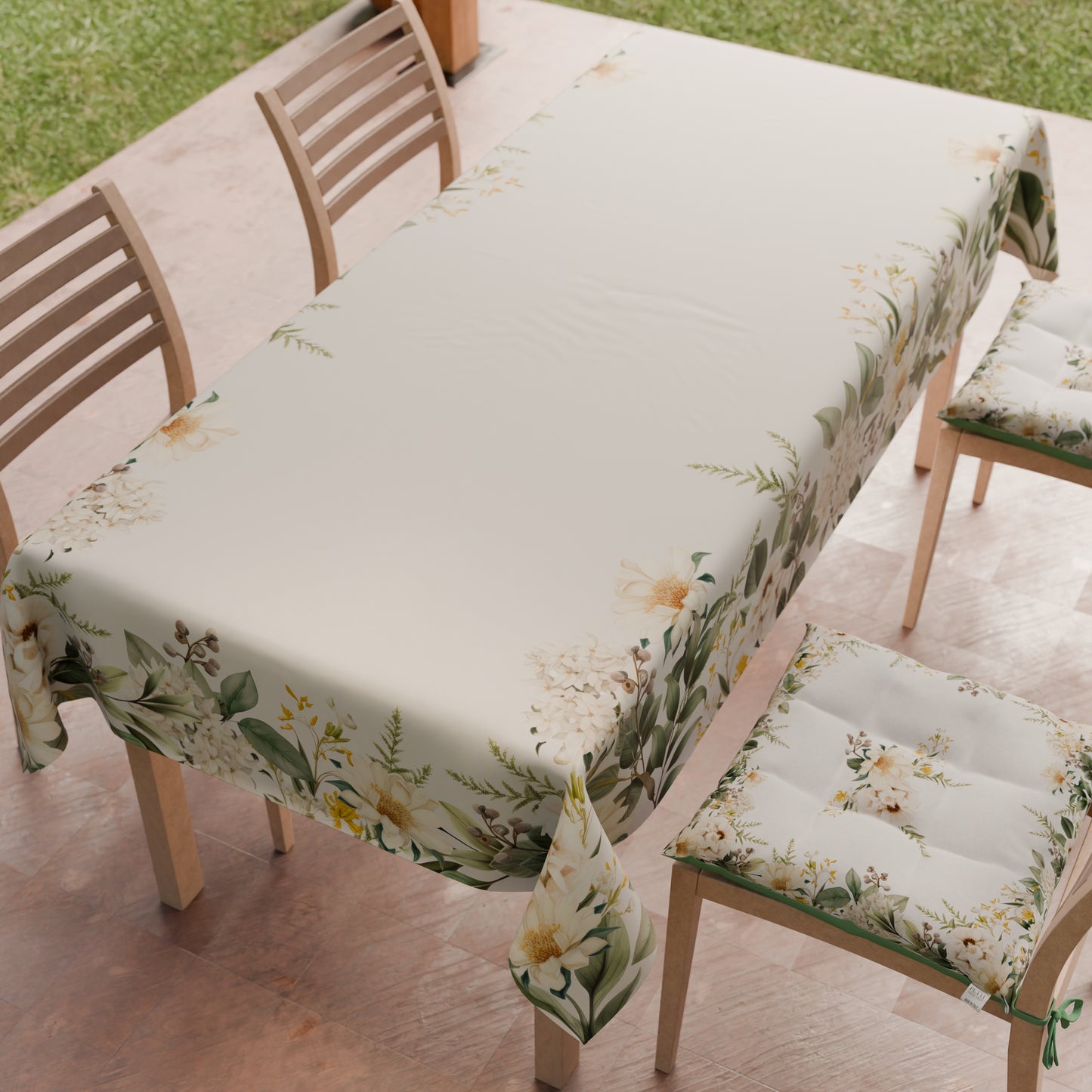 Nappe de table anti-taches, protection de table de cuisine, Botanical