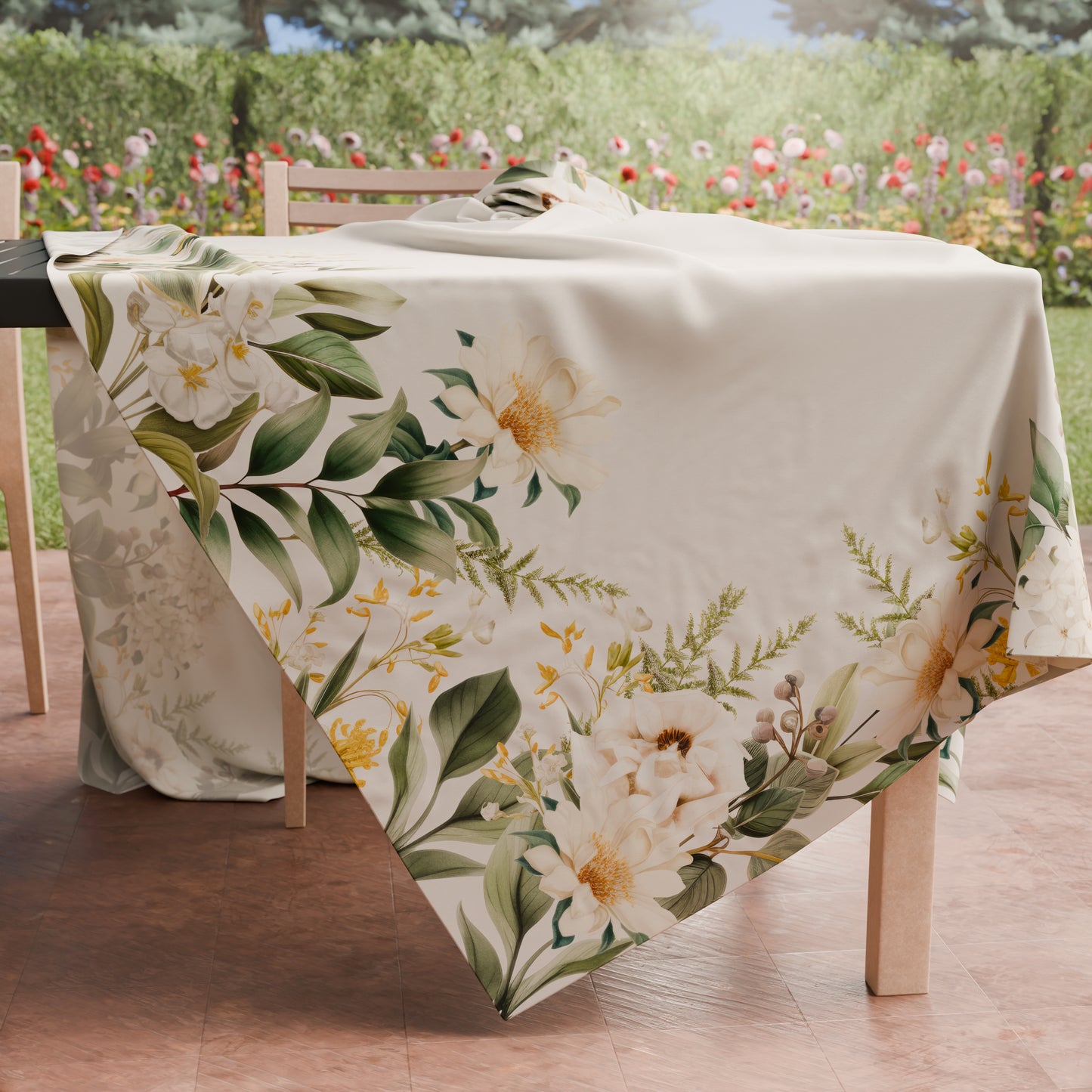 Nappe de table anti-taches, protection de table de cuisine, Botanical