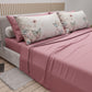Lenzuola in Cotone, Completo Letto con Federe in Stampa Digitale Floreale F10