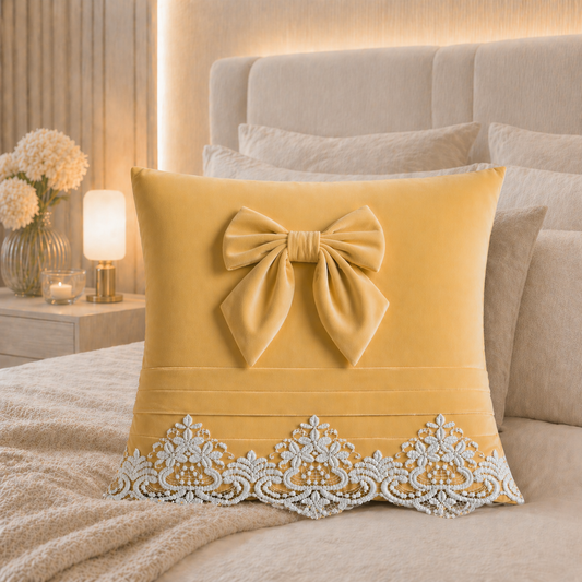 Cuscini Arredo in Velluto 1pz, Cuscini divano Bijou Oro
