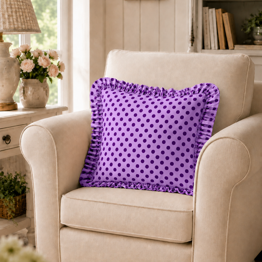 Cuscino Arredo con Rouches Pois 13