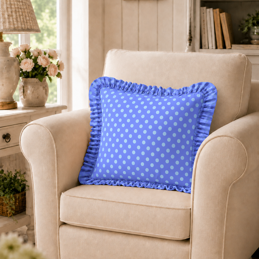 Cuscino Arredo con Rouches Pois 17