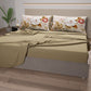 Lenzuola in Cotone, Completo Letto con Federe in Stampa Digitale Vintage Flower