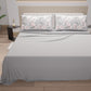 Lenzuola in Cotone, Completo Letto con Federe in Stampa Digitale Floreale 17-02