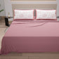 Lenzuola in Cotone, Completo Letto con Federe in Stampa Digitale Botanic Rosa