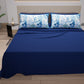 Lenzuola in Cotone, Completo Letto con Federe in Stampa Digitale Corallo Blu