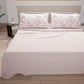 Draps en Coton, Parure de Lit avec Taies d'Oreiller en Impression Numérique Floral 17-03