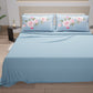 Lenzuola in Cotone, Completo Letto con Federe in Stampa Digitale Floreale 20-04
