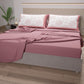 Lenzuola in Cotone, Completo Letto con Federe in Stampa Digitale Botanic Rosa
